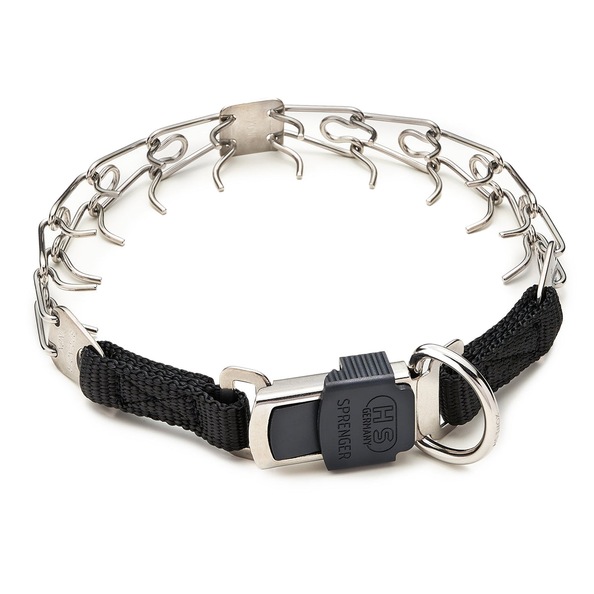 Professionele metalen snuifje hond Prong hondenhalsband met Quick Professionele metalen snuifje hond Prong hondenhalsband met Quick