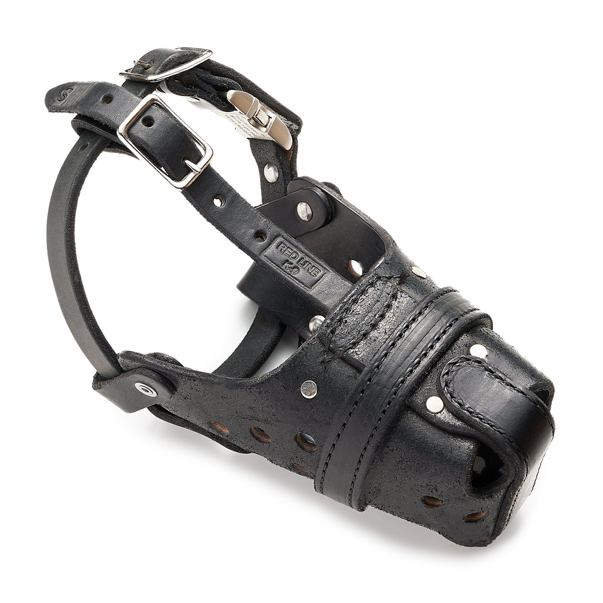 Leather agitation muzzle best sale