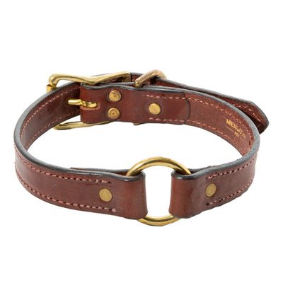 Mendota Wide Leather Hunt Collar--Mendota-Maximum K9 Services