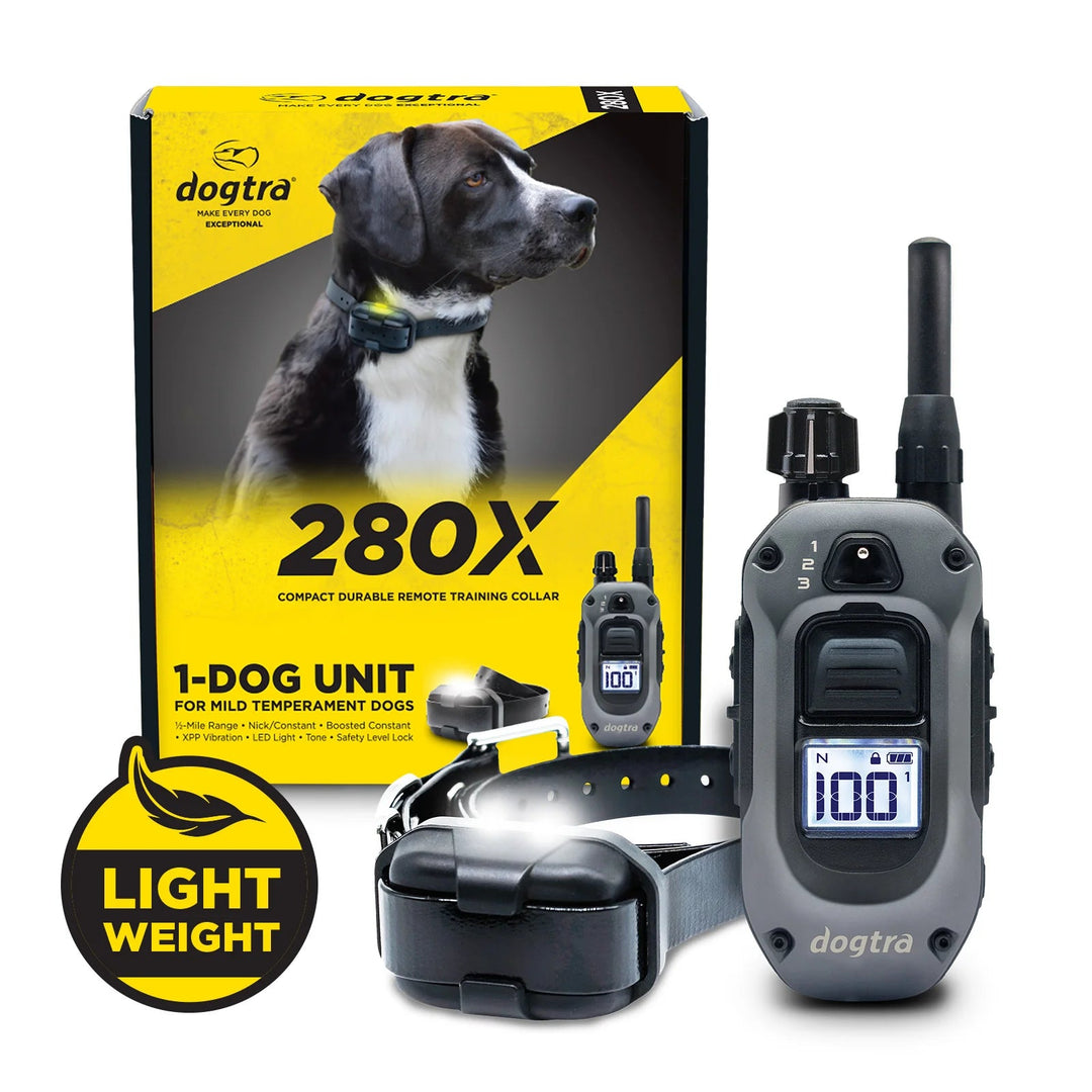 Dogtra 280X E-Collar for Dogs 10lbs+ 1/2 Mile Range Waterproof
