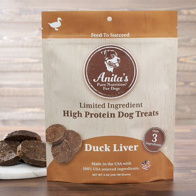Anita's Pure Nutrition: Duck Liver Cookies-Nutrition-K9 Kraving-Maximum K9 Services