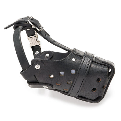 Leather Quick Release Agitation Muzzle--Dog Sport Gear-Maximum K9 Services