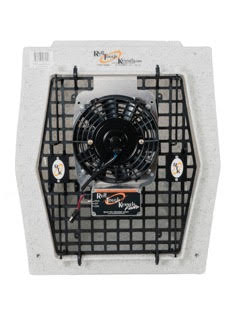 Ruff Land™ Kennels Ventilation Hanging Bracket Fan 7"--Ruff Tough-Maximum K9 Services
